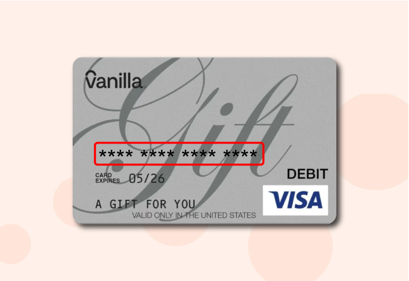 Vanilla Gift Card — balance check